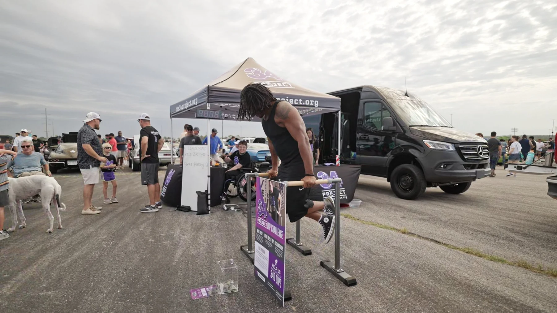 The 34 Project - Dip Challenge at Coffee and Cars OKC